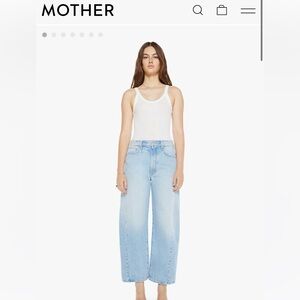 MOTHER The Full-Pipe Flood Jeans